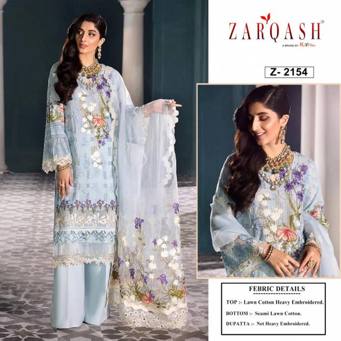 Zarqash Elaf Chikankari Heavy Designer Festive Wear Pakistani Salwar Suits Collection
